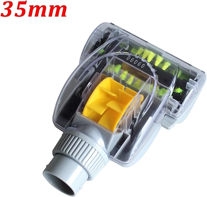Vacuum Dust Collector Cleaner Plastic Pet Hair Remover Sofa Turbo Brush， Compatible for Vacuum， Cleaner Spare Parts Accessories(35mm)