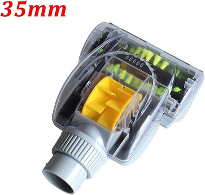 Vacuum Dust Collector Cleaner Plastic Pet Hair Remover Sofa Turbo Brush， Compatible for Vacuum， Cleaner Spare Parts Accessories(35mm)