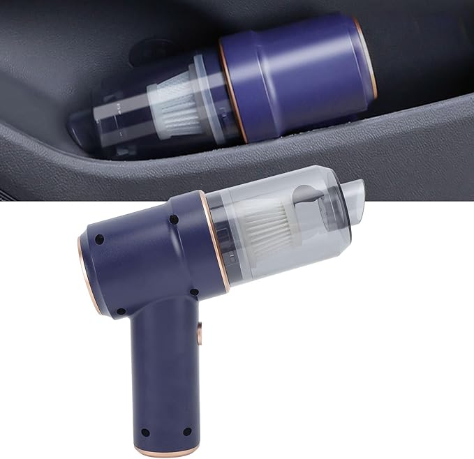 Estink Mini Handheld Vacuum Cleaner, Car Air Duster 120W 8000Pa DC7.4V Mini Cordless Vacuum Cleaner Home Office Handheld Cleaning Duster for Car Home Office Desktop Computer Cleaning
