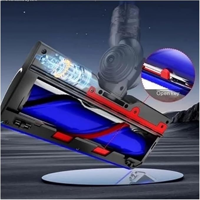 The Brush Head Vacuum Accessory with Dust Detection is Compatible with ，Compatible for Dyson，V7, V8, and V15 Cordless Cleaners.