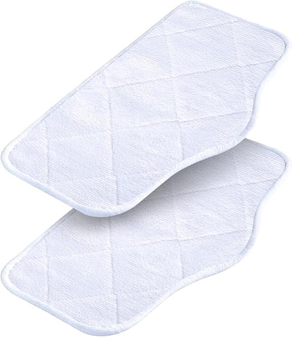 Steam Mop Pads for GHORA Steam Mop Cleaner, 2 Packs