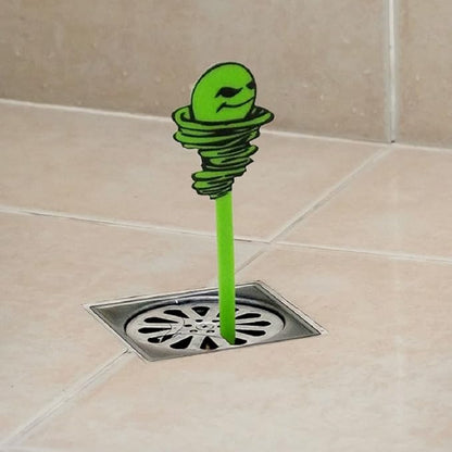 Green Gobbler Hair Grabber Drain Snake - 5 Pack (Great for Sink & Shower Clogs)