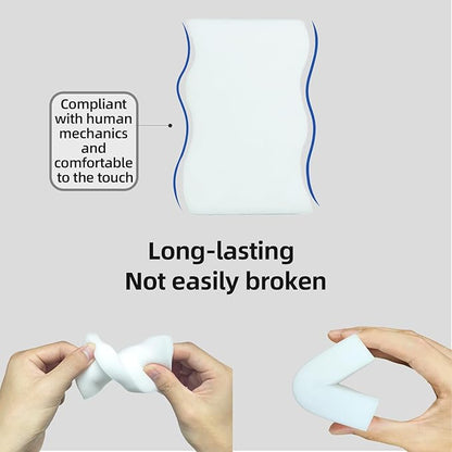 70 Pack Magic Sponges Eraser, 2X Density Melamine Sponge, Extra Large Long Lasting Household Kitchen Cleaning Sponge for Dishes, Bathroom, Bathtub, Car, Toy (4.3 x 2.8 x 0.8 in)