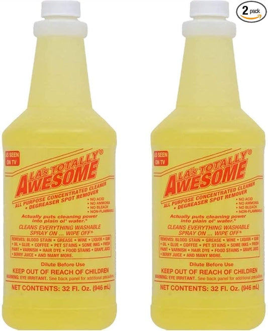 LA's Totally Awesome All Purpose Concentrated Cleaner-Degreaser-Spot Remover (2 Pack) (2)