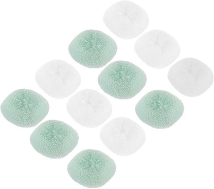 12PCS Kitchen Scouring Balls Multi-Functional Colorful Cleaning Balls for Home Kitchen Use Safe Scrubbers for Dishes Pots and Cookware Random Color