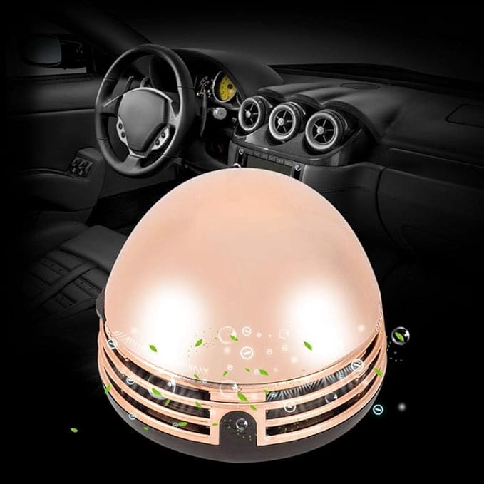 Cyrank Desktop Vacuum Cleaner, Mini Table Dust Sweeper Cordless Tabletop Crumb Sweeper Portable Table Dust Vaccum Cleaner Ladybug Dust Sweeper Desk Cleaner for Cleaning Dust Crumbs Piano Computer Car