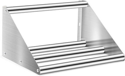 Zonon 22 Inch Stainless Steel Tubular Wall Mount Shelf for Glass Rack and Dish Drying, Commercial Grade for Home Bar Restaurant Kitchen Milk Tea Shop Use