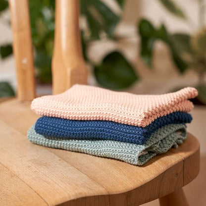 Wild & Stone | Organic Cotton Dish Cloth | Eco-Friendly Kitchen Cloth | Biodegradable & Compostable Cleaning Cloth | Moss Green