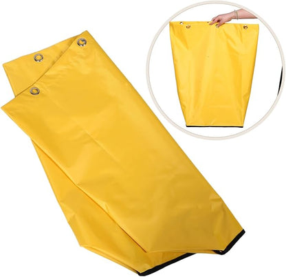Heavy Duty Cleaning Cart Bag for Janitorial Services Oxford Cloth Replacement Tote for Housekeeping Hotels and Offices Versatile and Easy Maintenance