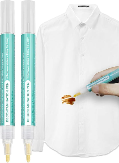 Stain Remover Cleaner Oil Stain Pen Brush Wipe Fabric Cloth Stain Remover Household Clothing Tools Laundry Portable Water-Free Strong Stain Remover Pen