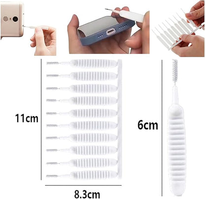 Gap Hole Anti-Clogging Cleaning Brush, 2026 Upgrade Shower Head Brush Shower Head Cleaning Brush Shower Head Cleaner Tool Multifunctional Shower Head Cleaning Brushes for Household Bathroom (30Pack)