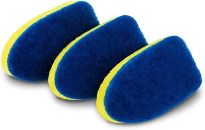 LIBMAN Dishmatic® Non-Scratch Scrubber Dish Wand Refills Dish Cleaning Sponge - Gentle Non-Scratch Sponge Heads, Safe for Glass & Delicate Dishes