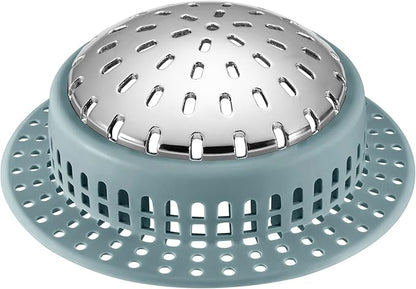 Aluvor Shower Drain Hair Catcher, Shower Drain Cover, Bathtub Drain Hair Catcher for Pop-Up & Regular Drains
