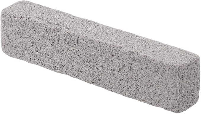 Pumice Scouring Pad Cleaner Set with Handle for Toilet Bowl, for TILE, Kitchen and Grill Stain Removal, 2 Pack