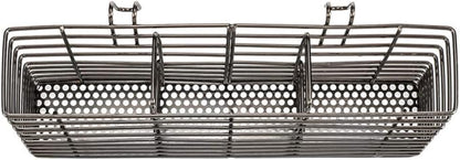 SANNO Stainless Steel Utensil Drying Rack Silverware Holder for Dish Rack, Hanging Cutlery Utensil Holder Silverware Organizer Stainless Steel Rack with Hooks