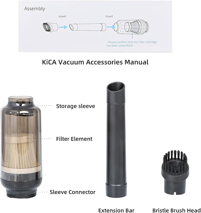 Kica Blower Vacuum Cleaner Attachment Accessory for Jet Fan 2/ Jet Fan 2S,Vacuum Cleaning,for Keyboard,Computer, housecleaing,etc,Suitable for Jetfan 2S/Jetfan 2