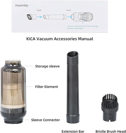 Kica Blower Vacuum Cleaner Attachment Accessory for Jet Fan 2/ Jet Fan 2S,Vacuum Cleaning,for Keyboard,Computer, housecleaing,etc,Suitable for Jetfan 2S/Jetfan 2