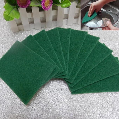 10-Pack Heavy Duty Non-Scratch Scouring Pads 5.90X3.93 Inch Durable Kitchen Scrub Sponges for Pots Pans Stove Top Dish Washing Cleaning Pads