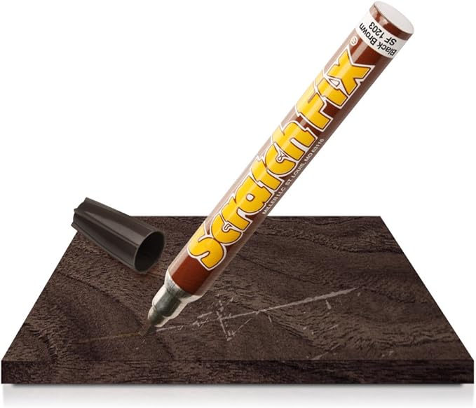 Miller SF1203 Wood Stain Scratch Fix Pen / Wood Repair Marker - Black Brown Wood