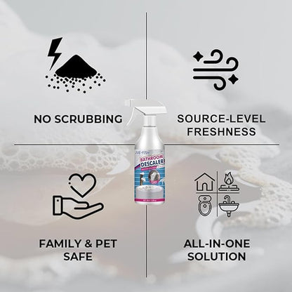 SakerPlus Stubborn Stains Cleaner - Advanced Foam Cleaner for Bathroom and Kitchen Surfaces, Removes Tough Stains Without Scrubbing, Safe for Tiles, Toilets, and Glass (8)