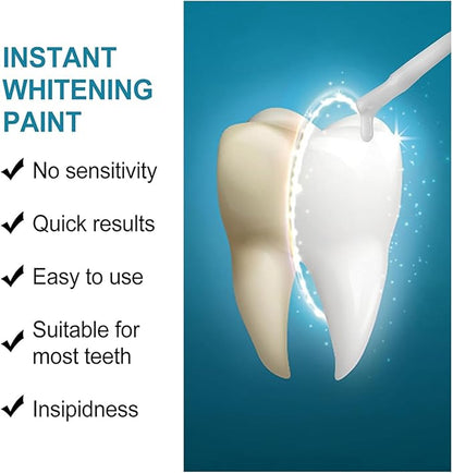 Extra Strength Instant Results Teeth Whitening Pen for Adults, Power Swabs for Teeth as Seen on TV, in Between Teeth Stain Remover, Teeth Whitening Pen for Pets, Freshens Breath (6)