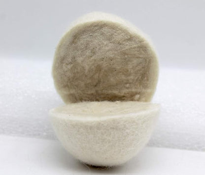 Wooland Wholesale Bulk Laundry XL Premium Wool Dryer Balls - 100% New Zealand Organic Wool Natural Fabric Softener for Sensitive Skin, Babies (75 Count)