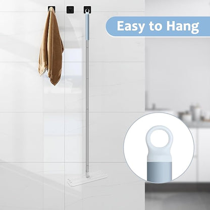 BOSHENG Mop Handle Extension Rods, for Extending Flat Mop, Mop Replacement Handle, Adjustable Steel Mop Handle Rods, 5 Pack
