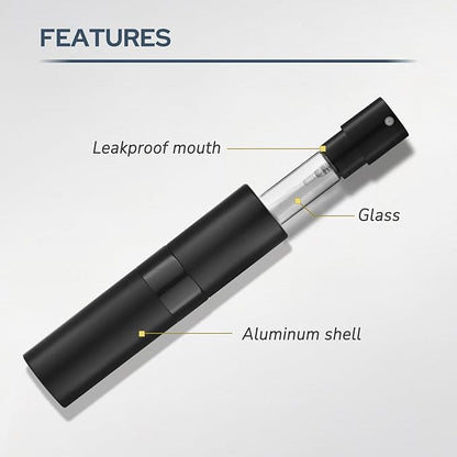 Fusupak Perfume Atomizer Travel Bottle Refillable: Cologne Sprayer Portable for Men - Mini Spray Empty for Refill - 8ml Small Size Pink