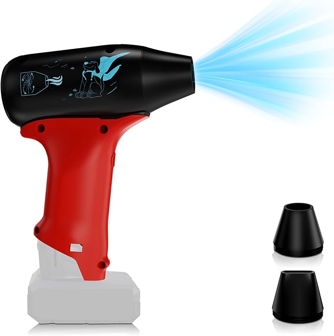 Mini Jet Blower Portable Violent Turbo Fan for Milwaukee 12V M12 Battery, 130000 RPM 3-Speed Wireless High Speed Handheld Fan, for Computer Key Board Cleaning,Hair Drying,Camping,Outdoors,Car