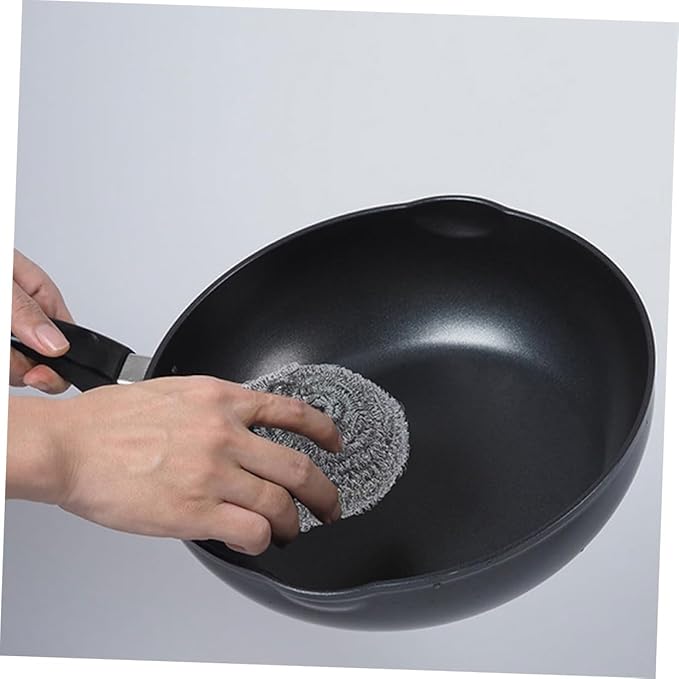 Ciieeo 20pcs Pot Scrubbers Set Heavy-Duty Cleaning Balls for Kitchen Outdoor Use Wire Balls for Vigorous Scrubbing and Scouring