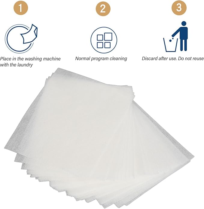Color Catchers for Laundry, 100Pcs Color Catcher Sheets Dye Guard Grabber Sheets Mfast Absorbtion Anti Staines Laundry Tabletssheets for Home