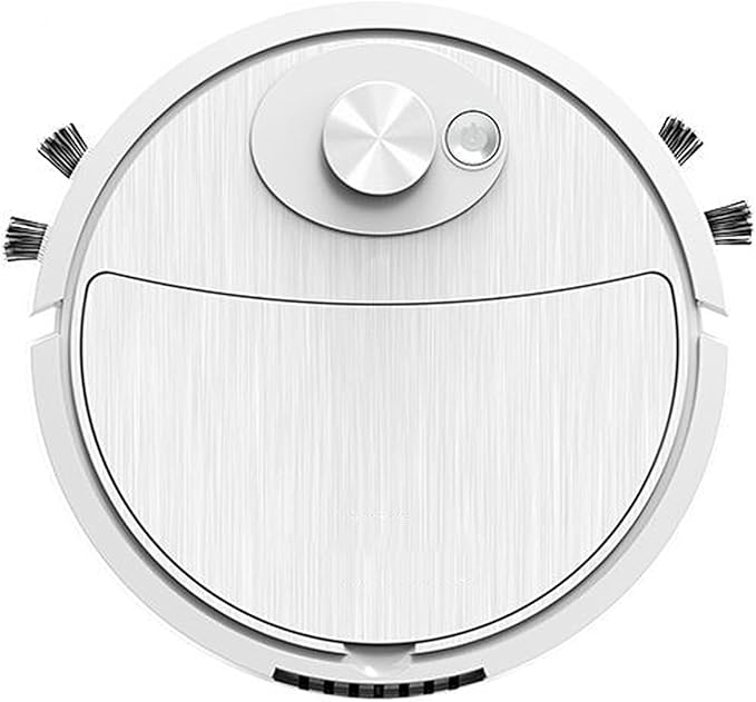 Mini Cleaner Sweeping Robot Super Suction Low Noise One Start Rechargeable Vacuum Cleaner Sweeping Mopping Robot Memory Multiple Cleaning Modes White One Size