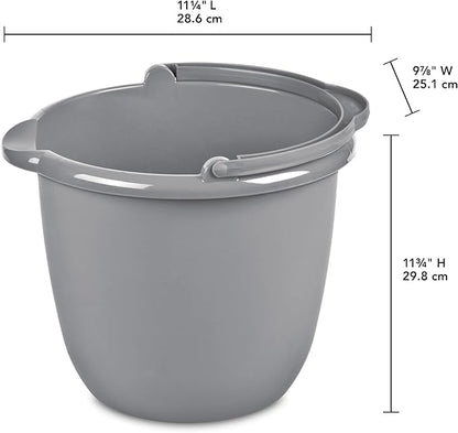 10 Qt. Spout Pail Classic Titanium