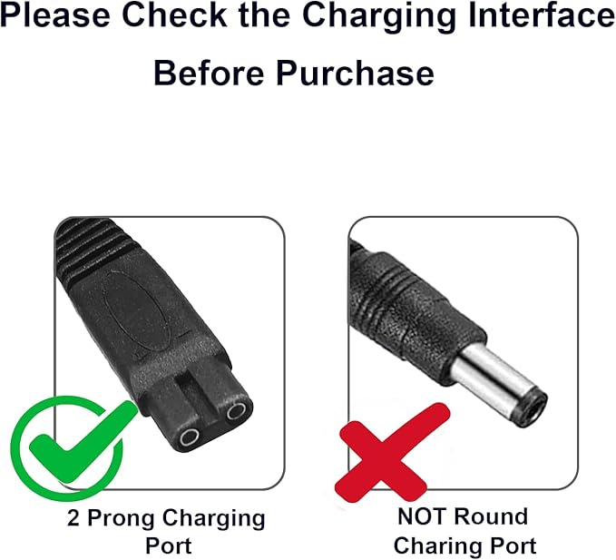 9V Charger for Electric Spin Scrubber, Compatible with LABIGO Cordless Spin Scrubber LA1 Pro, Replacement for Voweek VWS211 Power Cord Adapter