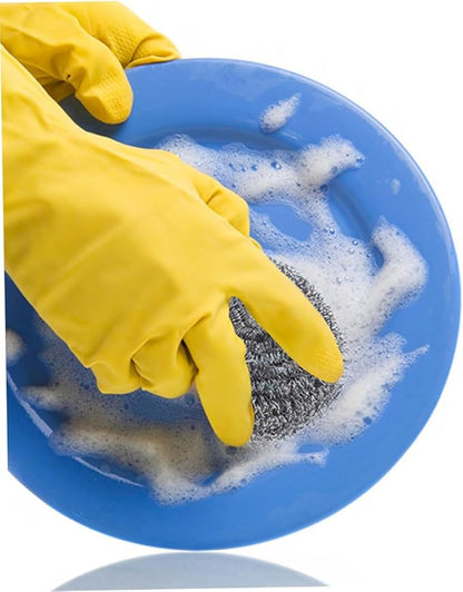 Ciieeo 20pcs Metal Pot Scrubbers Cleaning Balls for Pots Pans Baking Heavy Duty Dish Scrubbers for Effortless Grease Removal