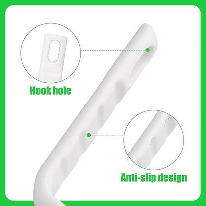 NQEUEPN 4pcs Grout Cleaner Brushes, V Shape Hard Bristle Crevice Stiff Cleaning Brush Grout Scrubber Shower Scrub Tool for Tile Floors, Tracks, Door Groove, Bathroom Gap, Kitchen, Window