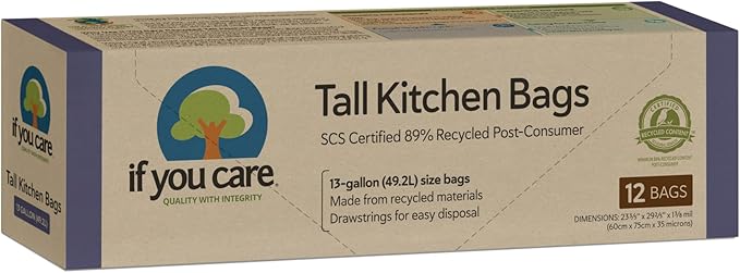 If You Care Bag Trsh 13gal Ktchn Tall Drws