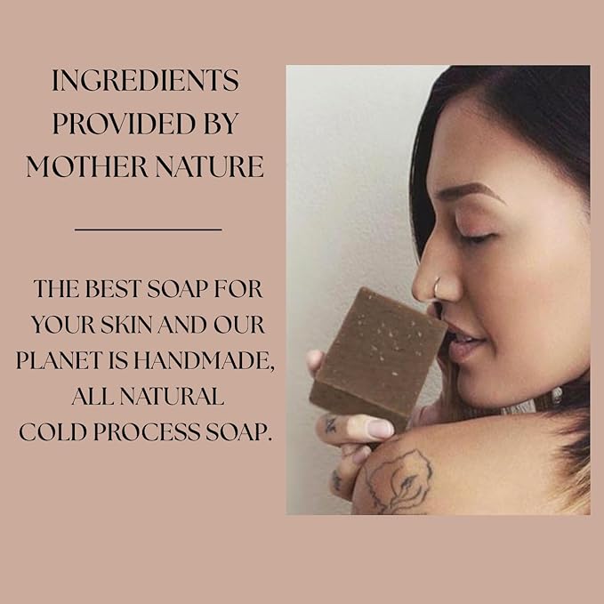 Aspen Kay Naturals Coffee & Oatmeal Exfoliating Soap, Natural and Organic Coffee Scrub. With Organic Shea Butter & Pure Essential Oils. A Wonderful Oatmeal Soap, For Men & Women. (6 pack)