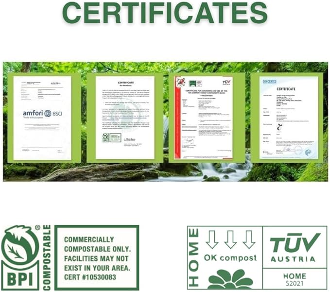 OrangeBio Compostable Produce Bags, 15 x 18 Inches, 1000 Count (500 Bags/Roll, 2 Rolls/Box), Holds Up to 20 lbs, BPI Certified ASTM D6400 & TÜV OK Compost Home Certified