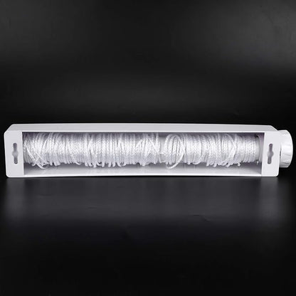 Retractable Clothesline Telescopic Clothes Drying Rope, Adjustable Length Clothes Drying Rope Hanger for Indoor Outdoor Laundry Drying, High Loading Capacity 17.6Lbs Clothes Drying Line
