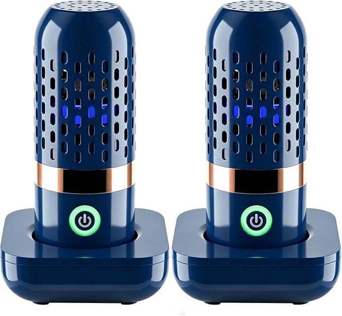 PurePod Produce Cleaner - PurePod Fruit Cleaner, Portable, No Scrubbing, Compact Fruit Vegetable Cleaning Device for Kitchen, Camping Travel, Waterproof Rechargeable Design (2PCS)