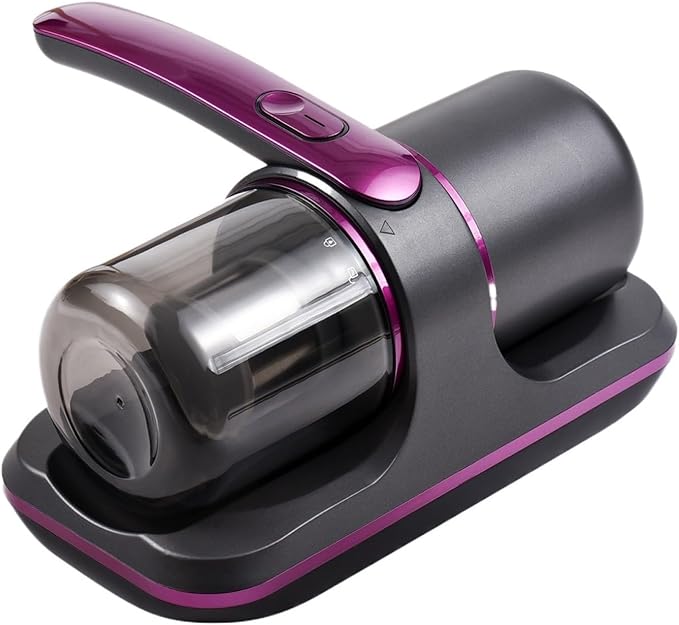 Mattress Vacuum Cleaner, Compact Mattress Vacuum Cleaner 100W Handheld Cordless Bed 8000Pa Strong Suction 2 Speeds Adjustable for Clean for Beds, Sofas, Car Seats