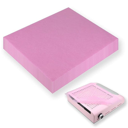 220 Sheets Nail Dust Collector Filter Paper: Disposable Dust Vacuum Filter for Most Nail Dust Fan Extractor Machine, Dust Cleaner Replacement Filter Paper Nail Tech Supplies Accessories for Home Salon