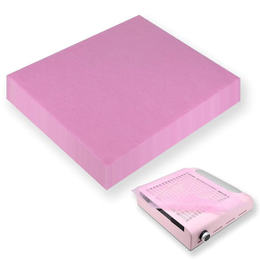 220 Sheets Nail Dust Collector Filter Paper: Disposable Dust Vacuum Filter for Most Nail Dust Fan Extractor Machine, Dust Cleaner Replacement Filter Paper Nail Tech Supplies Accessories for Home Salon