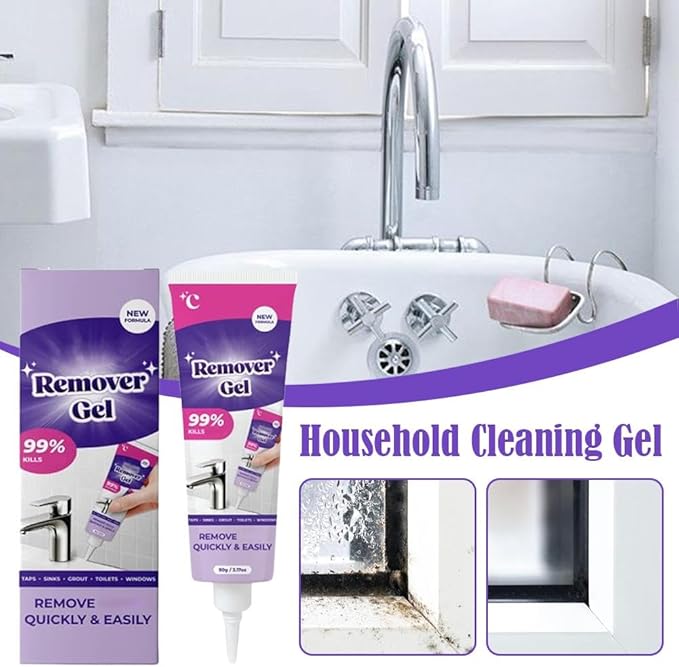 Wmool VexClean Remover Gel, Vexclean Cleaning Gel, Powerful Household CleaningGel Penetrates All Surfaces, Suitable for Bathroom and Kitchen Tile Gaps