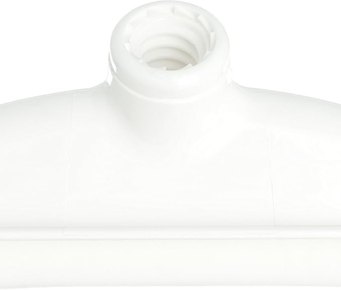 SPARTA 4156802 Plastic Floor Squeegee, Shower Squeegee With Double Foam For Window, Glass, Shower Door, Floor, Windshield, 24 Inches, White