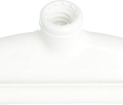 SPARTA 4156802 Plastic Floor Squeegee, Shower Squeegee With Double Foam For Window, Glass, Shower Door, Floor, Windshield, 24 Inches, White