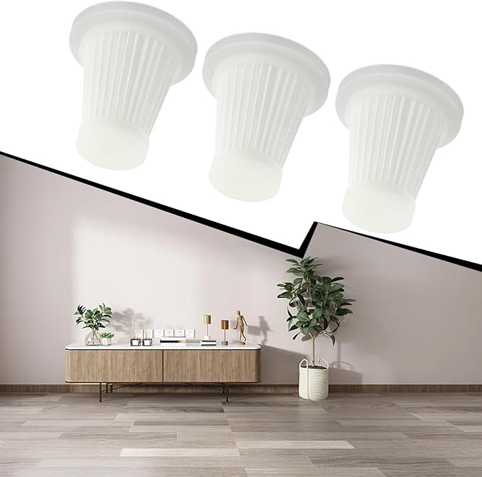 2/3/5 Pack Replacement Filters For Handheld Car Vacuum Cleaner Filter Element, Cordless Desk Vacuum Cleaners, Dust Filter Car Vacuum Cleaner Replacement Filters(3pcs)