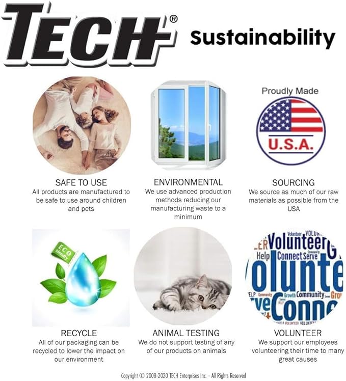 TECH Multi-Purpose Stain Remover, 128 oz, For Carpet, Clothes, Upholstery, and Other Fabrics