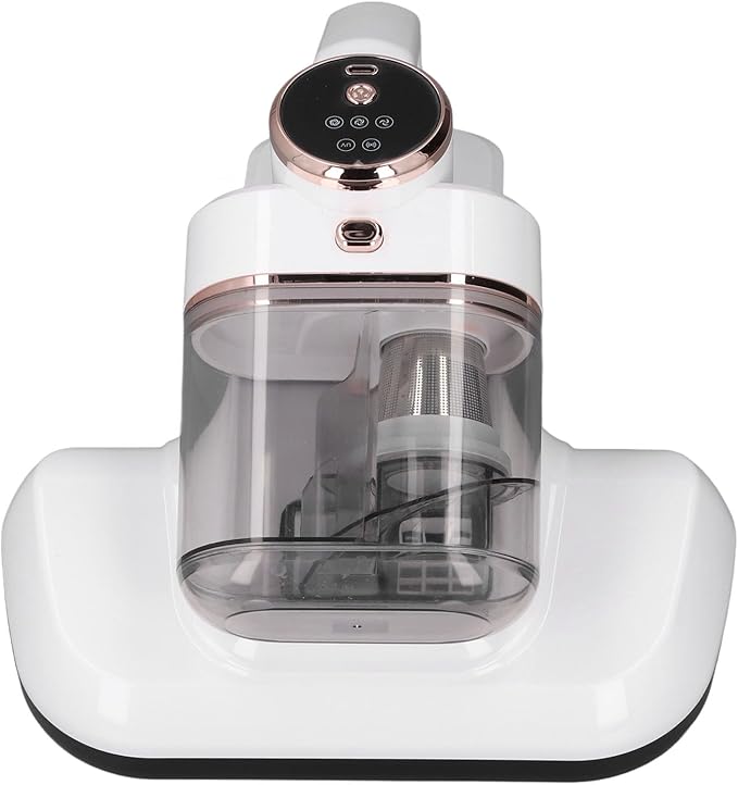 Srliya Mattress Vacuum Cleaner 10Kpa Strong Suction 3 Gears Adjustment LED Screen Handheld Fabric Cleaner for Sofa Bed